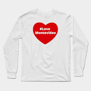 Love Montevideo - Hashtag Heart Long Sleeve T-Shirt